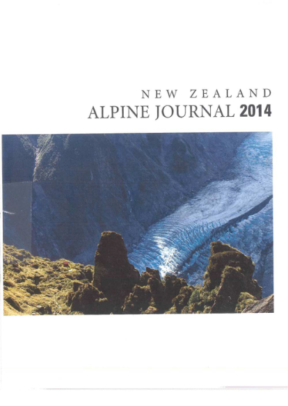 New Zealand Alpine Journal 2014 Vol 66 thumbnail